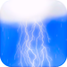 Water Droplets with Realtime Lightning and Thunder